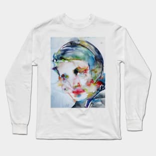 AYN RAND watercolor portrait .1 Long Sleeve T-Shirt